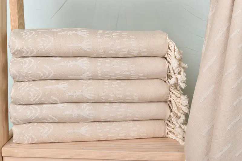 Handmade Gift, Bath towel, Custom monogram Turkish beach towel USA, 68x40 Cotton Mountain Design Towel, Turkish bath towel, Birthday Gift - 2