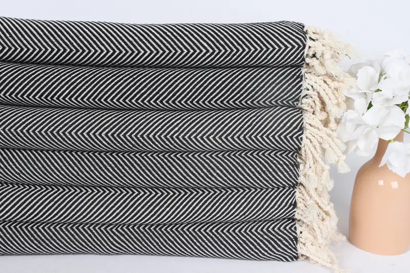 Travel towel, 70x40 Cotton Herringbone Towel, Turkish Towel Beach, Bachelorette Party Gifts, Yoga Towel, Wedding Gift Ideas, Monogrammed Beach Towel - 3