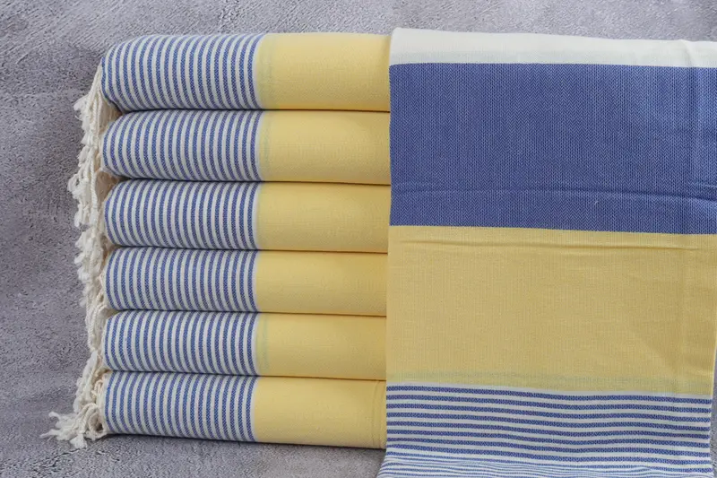 68x40 Cotton Striped Towel, Guest Towel, Custom Gift, Valentines Day Gift For Her, Wedding For Favor, Peshtemal Towel, Gift For Him, Holiday Towel - 1