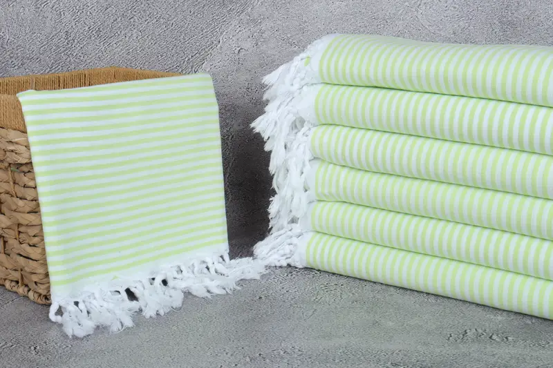 Bulk Order Towel, Large Turkish Towel, Scarf Towel, 68x36 Cotton Striped Towel, Bachelorette Party Gifts, Merry Christmas Gifts, Best Friend Gift - 3