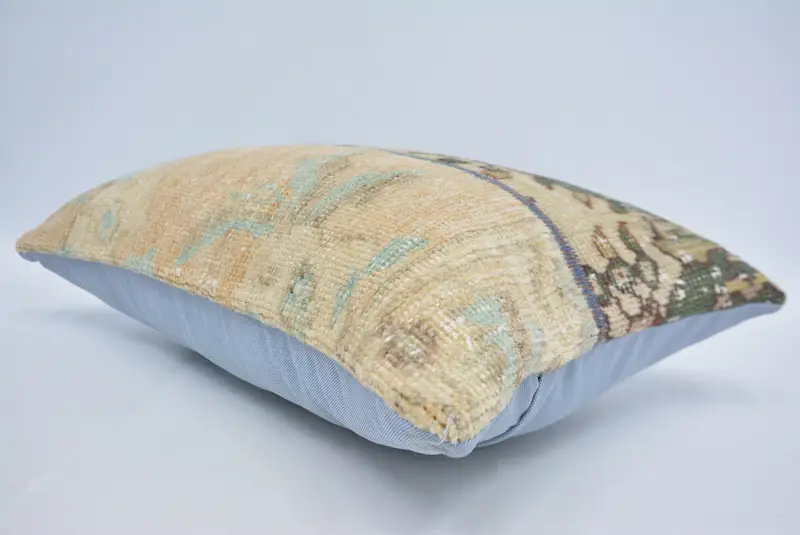 Pillow Cover, Interior Designer Pillow, 16x24 Brown Pillow Sham, Antique Pillows, Handmade Cushion Cover, Turkish Kilim Pillow - 6