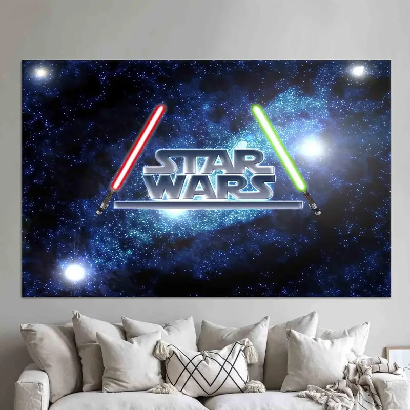 Elegante Sky-Leinwand: Beste Filmszene für Jungenzimmerdekoration