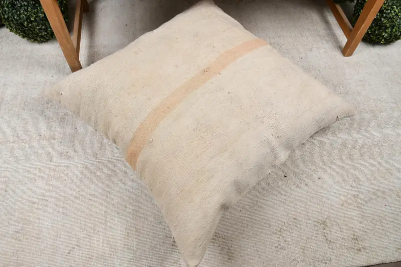 Pillow for Sofa, Turkish Kilim Pillow, Decorative Cushion Case, Outdoor Bolster Cushion Case, Pillow Sham, Gift Pillow, 32x32 White Pillow Sham - 8