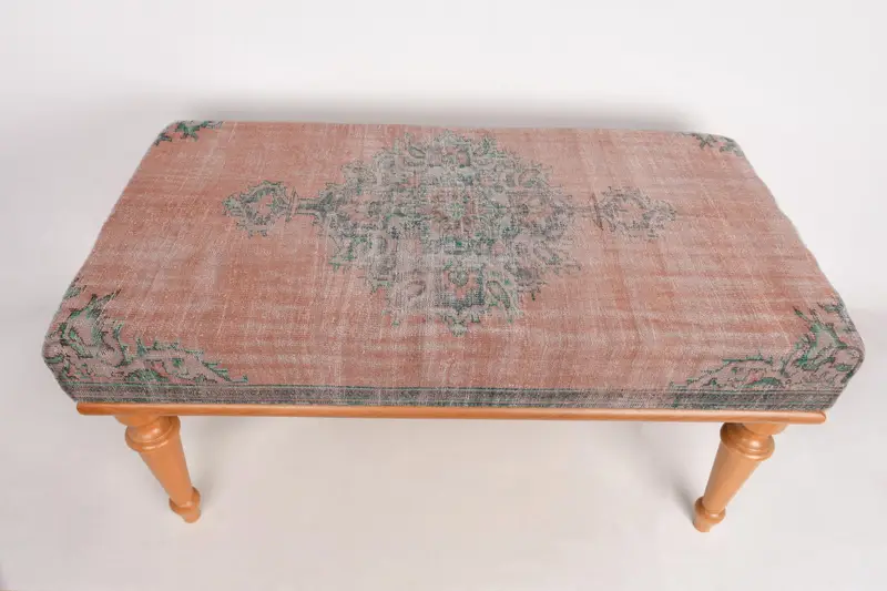 キリム風パターンのモジュール式ソファセット、オットマン