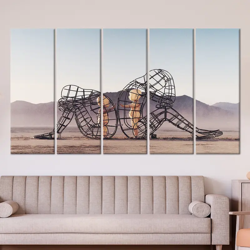 トレンディなカップル キャンバス: アレクサンダー ミロフによるエレガントなバレンタイン ギフト