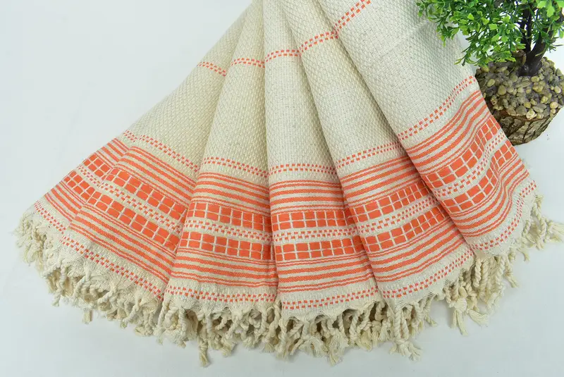 Düğün iyilikleri, el yapımı hediye, düğün hediyesi, çalışan hediyeleri, özel düğün hediyeleri, küçük banyo havluları, 40x20 keten çizgili havlu, onun için hediye - 4