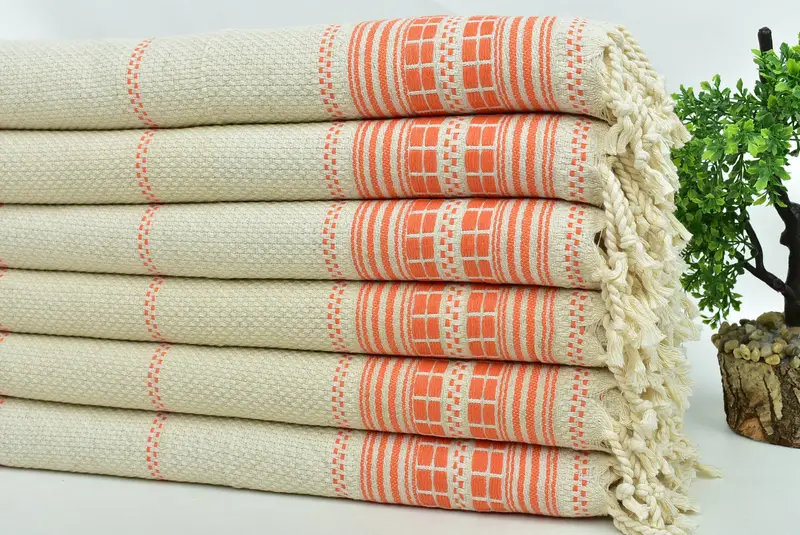Düğün iyilikleri, el yapımı hediye, düğün hediyesi, çalışan hediyeleri, özel düğün hediyeleri, küçük banyo havluları, 40x20 keten çizgili havlu, onun için hediye - 3