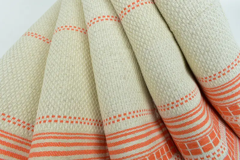 Düğün iyilikleri, el yapımı hediye, düğün hediyesi, çalışan hediyeleri, özel düğün hediyeleri, küçük banyo havluları, 40x20 keten çizgili havlu, onun için hediye - 5