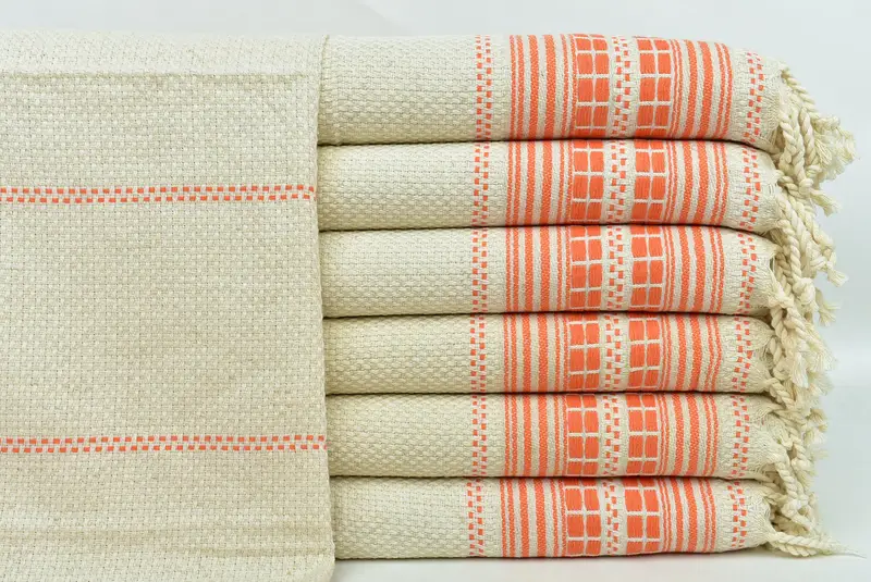 Düğün iyilikleri, el yapımı hediye, düğün hediyesi, çalışan hediyeleri, özel düğün hediyeleri, küçük banyo havluları, 40x20 keten çizgili havlu, onun için hediye - 1
