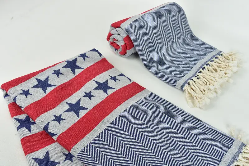Bachelor Towel, Absorbent towel, 68x36 Cotton Striped Towel, Best Friend Gift, Lightweight towel, Embroidered Turkish Towel, Customized Towels - 8