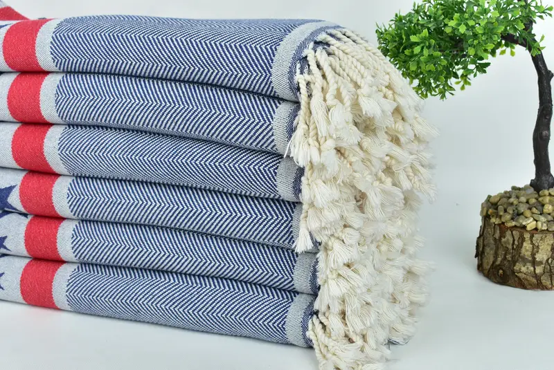 Bachelor Towel, Absorbent towel, 68x36 Cotton Striped Towel, Best Friend Gift, Lightweight towel, Embroidered Turkish Towel, Customized Towels - 4
