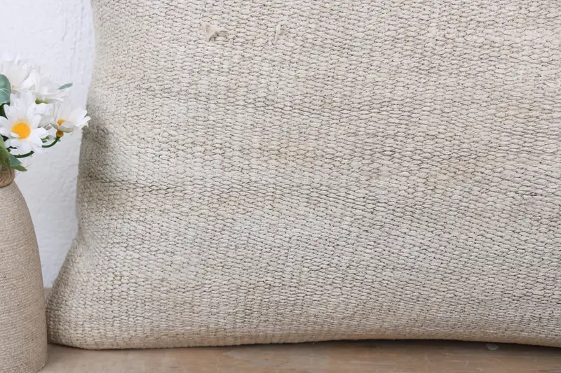 Vintage Pillow, Turkish Pillow, Interior Designer Pillow, 16x24 Beige Cushion, Ethnic Pillow Cover Pillow Cover, Cushion Cover - 3