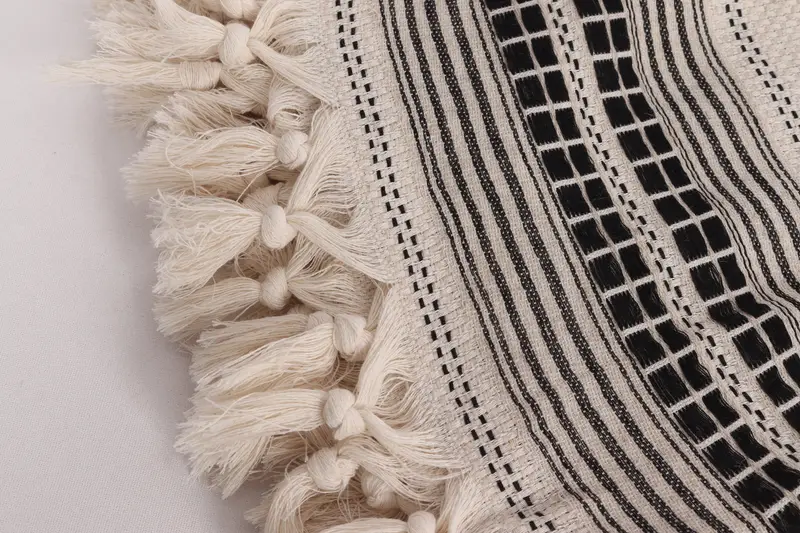 96x94 Linen Striped Towel, Best Wedding Gift, Custom Blanket, Turkish Blanket, Custom Wedding Gifts, Handmade Gift, Girl Trip Party Favor - 7