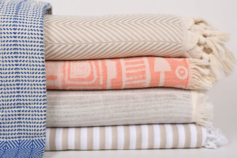 Boho Throw Blankets, Housewarming Gift, Couch Throw Blanket, Spooky Bachelorette Party, Bridal Shower Gift, 80x60 Cotton Set of 5 Towel - 1
