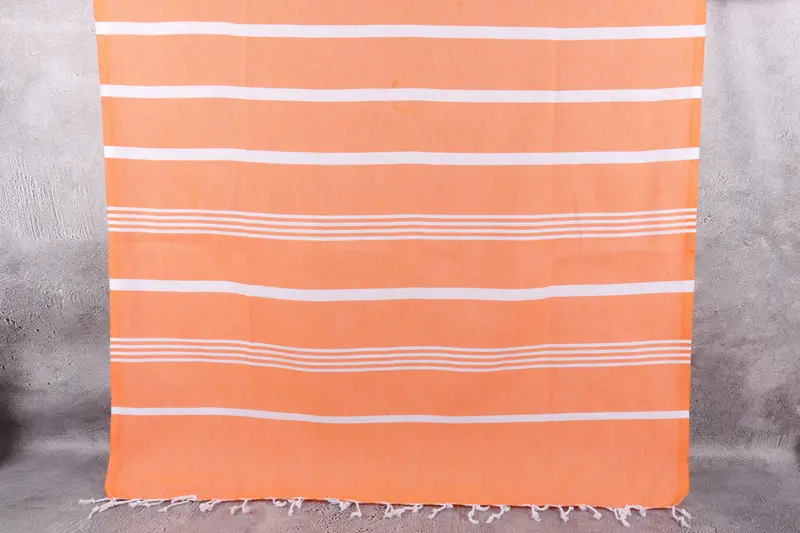 Monogram Turkish Towel, Lightweight towel, Boyfriend Christmas Gift, 70x40 Cotton Striped Towel, Embroidered Beach Towel, Custom Beach Towel - 8