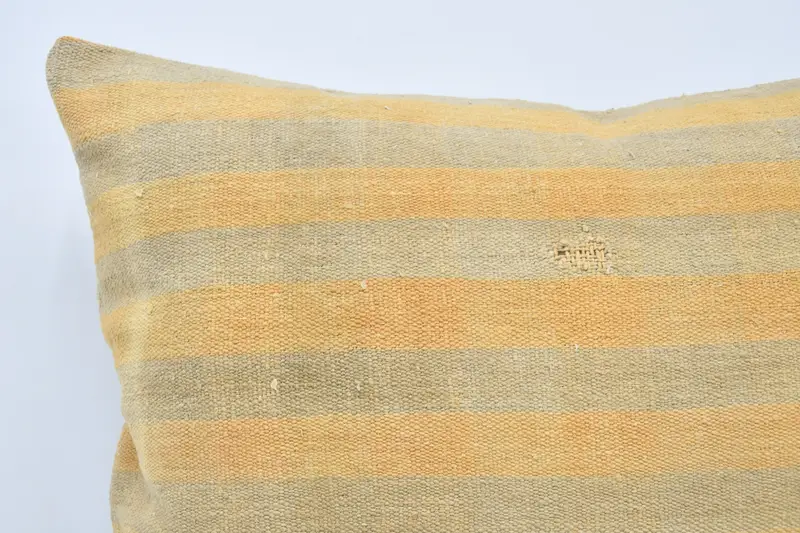 Interior Designer Pillow, Boho Pillow Sham Cover, Handmade Kilim Cushion, Cushion Cover, Boho Chic Cushion Case, 32x32 Orange Pillow Sham - 2