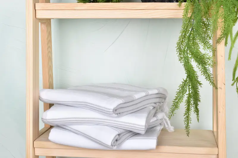 Monogrammed Turkish Towel, Absorbent Turkish towel, Wedding Gifts Towel, Gift Boxes Towel, 70x40 Cotton Striped Towel, Soft towel, Guest Towel - 7