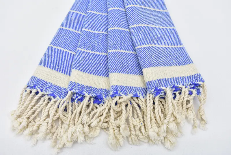Wedding Favors, Monogram Towels, 36x16 Cotton Striped Towel, Bridal Party Gifts, Beach Theme Bachelorette Party, Bridesmaid Gifts, Small Bath Towels - 5