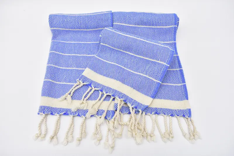 Wedding Favors, Monogram Towels, 36x16 Cotton Striped Towel, Bridal Party Gifts, Beach Theme Bachelorette Party, Bridesmaid Gifts, Small Bath Towels - 7