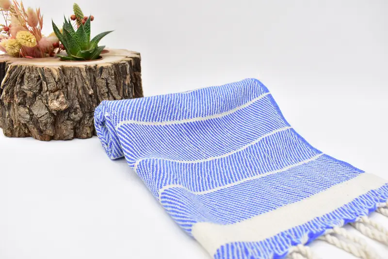 Wedding Favors, Monogram Towels, 36x16 Cotton Striped Towel, Bridal Party Gifts, Beach Theme Bachelorette Party, Bridesmaid Gifts, Small Bath Towels - 8