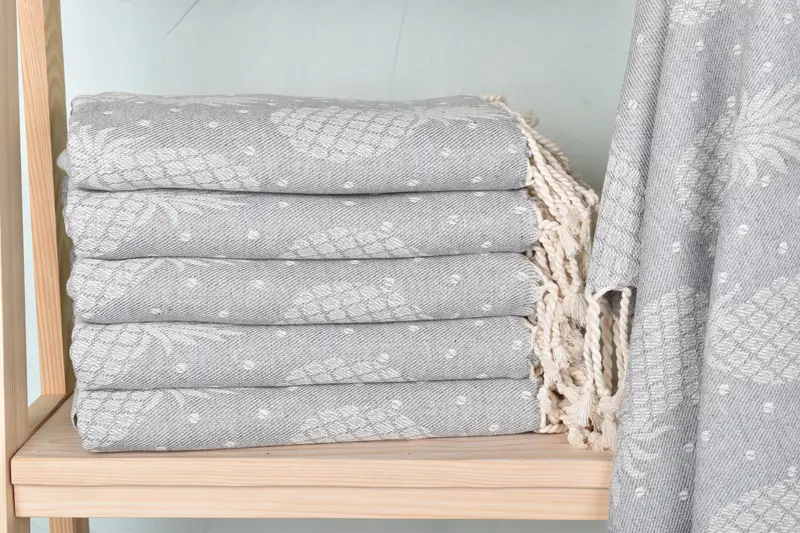 Luxury towel, Beach Towel Bulk, Personalized Towel, Maid Of Honor Gift, Luxury Turkish Bath Towel, Scarf Towel, 80x40 Cotton Pineapple Design Towel - 2