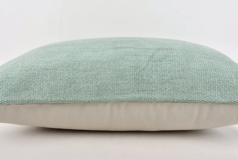 Meditation Cushion Case, Vintage Pillow, Boho Pillow Sham Cover, 20x28 Gray Pillow Cover, Cushion Case, Interior Designer Pillow - 5