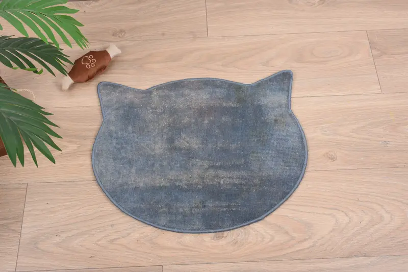 Bohemian Green Wool Round Placemat, Traditional Bohemian Placemat