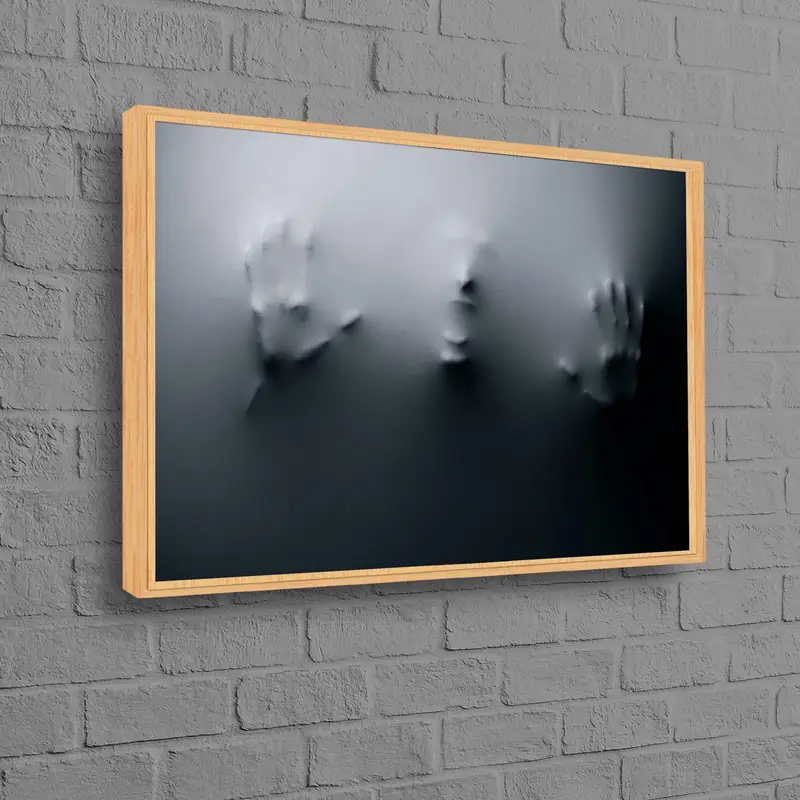 Trendy Abstract Gray Office Canvas: Elevate Your Living Room