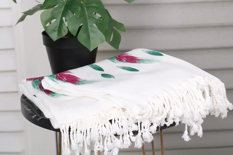 Gifts For Him, Turkish Towel Set, 70x40 Cotton Floral Patterned Towel, Bachelorette Party Gift, Beach Towel Gift, Gift For The Home Decor, Home Gift - 4