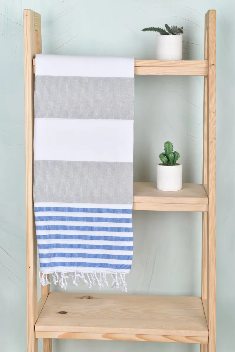 Custom Beach Towel, Custom Wedding Gifts, Holiday Towel, House Warming Gift, Wedding Gift, 70x40 Cotton Striped Towel, Girls Weekend Getaways Gifts - 8