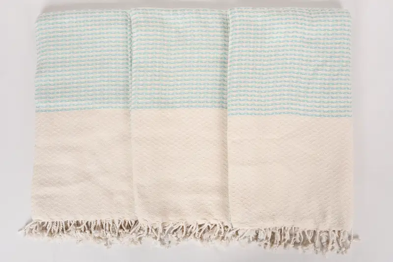 Large Turkish Towel, 76x40 Cotton Diamond Towel, Turkish towel, Bachelor Gift, Soft organic Turkish peshtemal for luxury spa use, Summer Gift - 7