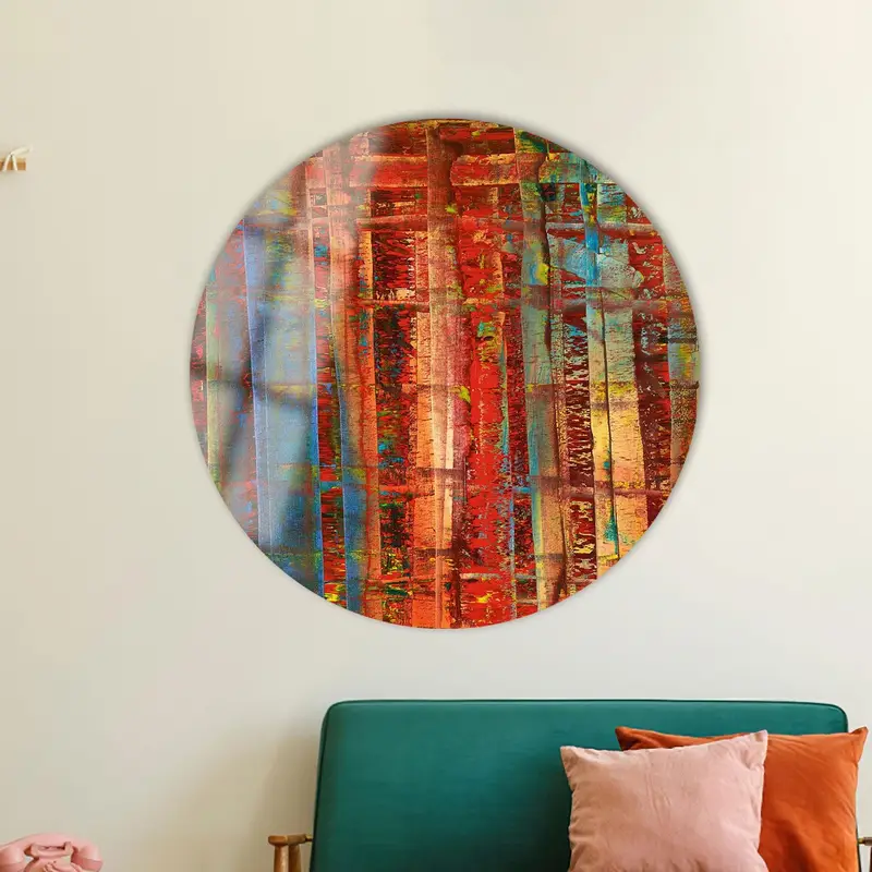 Von Gerhard Richter inspirierter abstrakter moderner Leinwanddruck