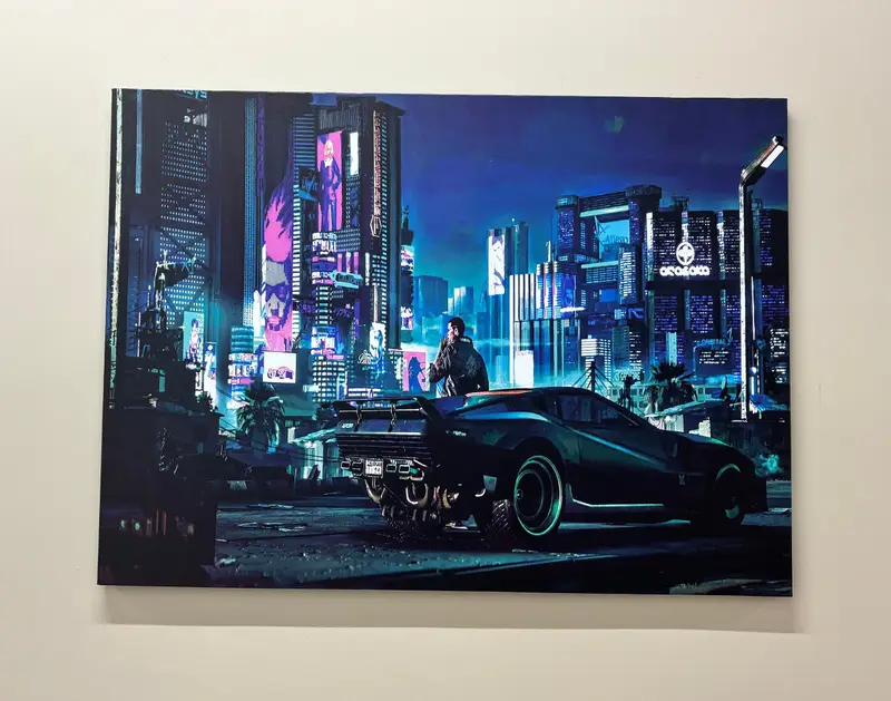 Futuristische Street-Game-Leinwand: Werten Sie Ihren Gaming-Raum auf