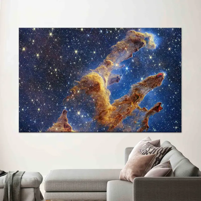 Stellar Canvas: NASA James Webb Pillars of Creation プリント