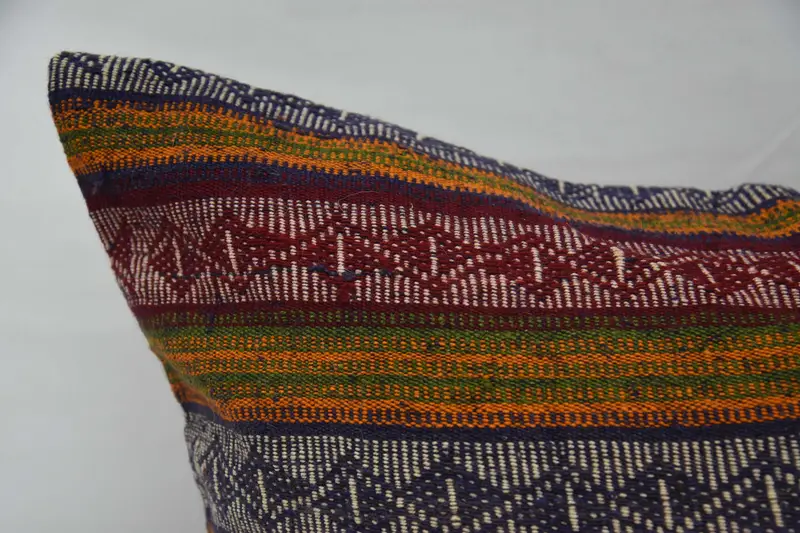 Kilim Cushion Sham, Cushion, Pillow for Couch, 32x32 Yellow Pillow Sham, Vintage Pillow, Toss Cushion Case, Nomadic Cushion Cover, Yoga Cushion Case - 2