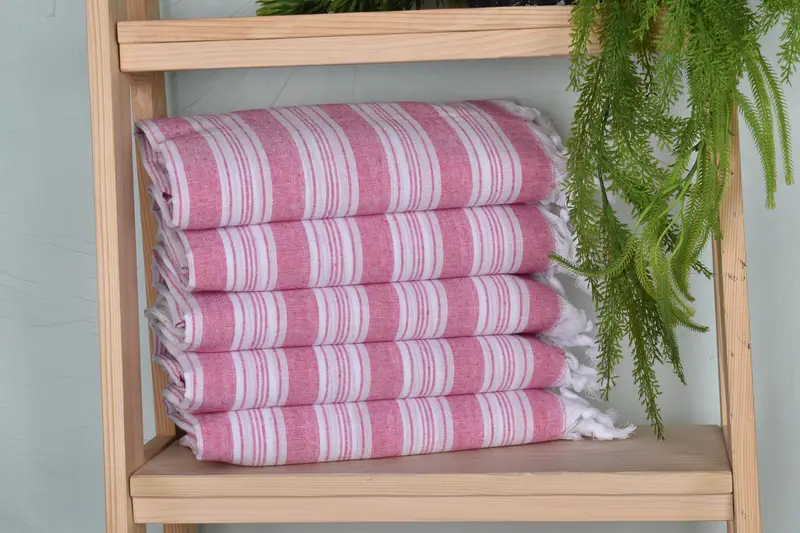 Gift For Boyfriend, Quick-dry travel peshtemal towel, Gift For Him, Bachelorette Party Decorations, Peshtemal Towel, 70x40 Cotton Striped Towel - 1