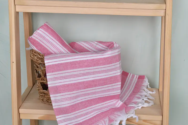Gift For Boyfriend, Quick-dry travel peshtemal towel, Gift For Him, Bachelorette Party Decorations, Peshtemal Towel, 70x40 Cotton Striped Towel - 4