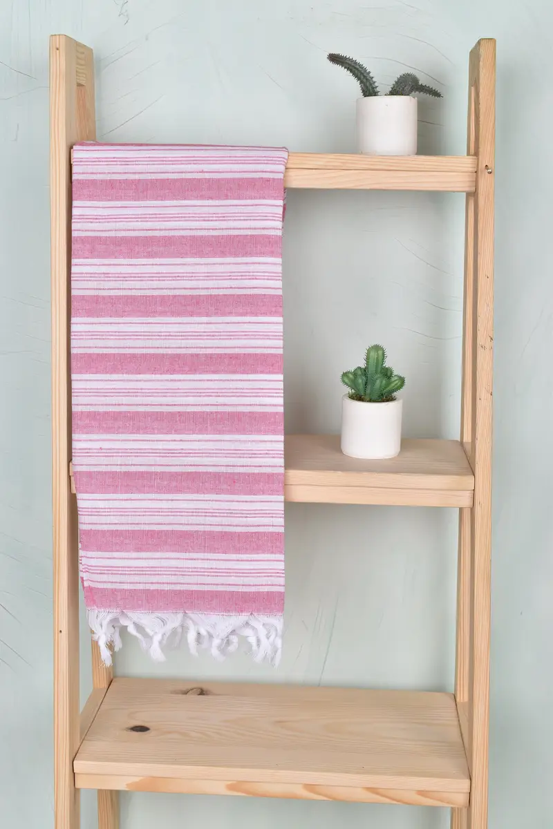 Gift For Boyfriend, Quick-dry travel peshtemal towel, Gift For Him, Bachelorette Party Decorations, Peshtemal Towel, 70x40 Cotton Striped Towel - 8