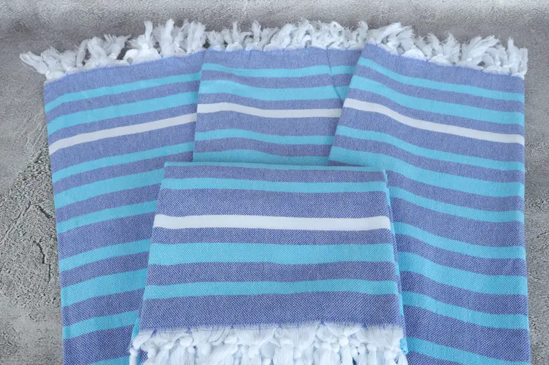 Family Gift Basket, Turkish Towel Beach Towel, Bachelor Gifts, 70x40 Cotton Striped Towel, Beach Towel Bulk, Travel towel, Best Friend Gift Ideas - 4