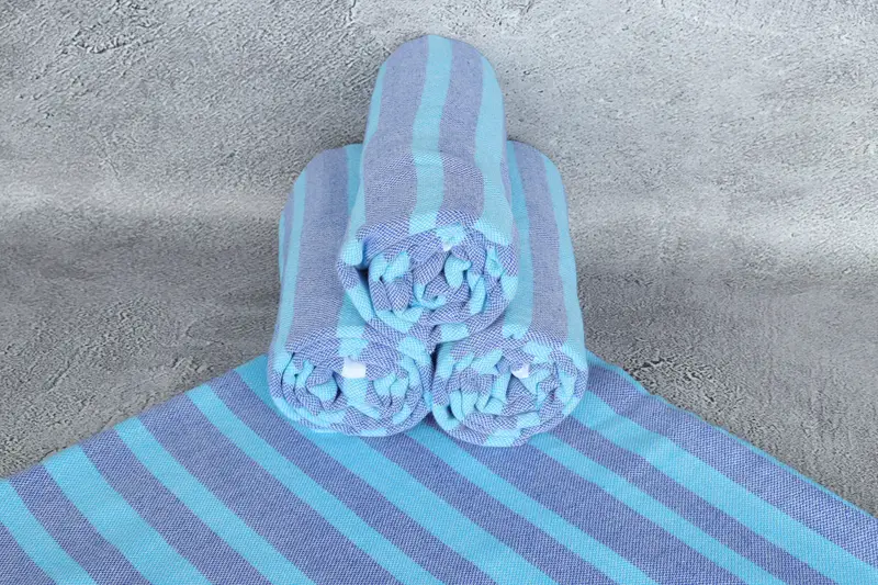 Family Gift Basket, Turkish Towel Beach Towel, Bachelor Gifts, 70x40 Cotton Striped Towel, Beach Towel Bulk, Travel towel, Best Friend Gift Ideas - 7