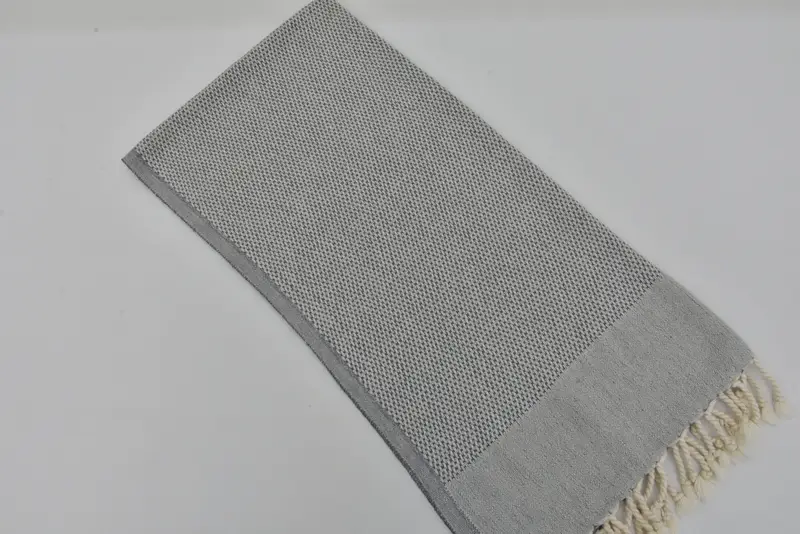 Türk çay havlu, nedime hediyeleri, Noel hediyeleri, 44x24 pamuklu polka nokta havlu, en iyi arkadaş için hediye, monogram mutfak havlu, nakış havlu - 7