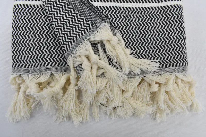 Custom Gifts, Personalized Turkish Towel, Thin towel, 70x40 Cotton Striped Towel, Hammam towel, Quick-dry travel peshtemal towel, Summer Towel - 7
