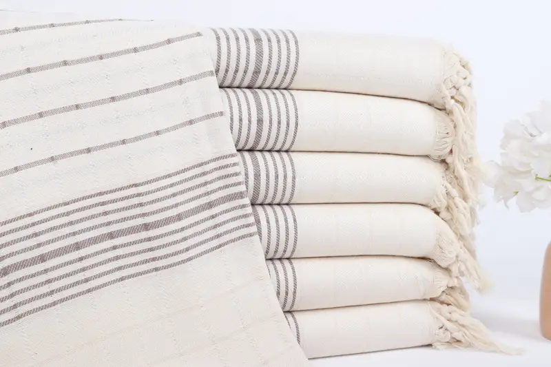 70x40 Cotton Striped Towel, Bachelorette Gifts, Housewarming Gift, Monogram Beach Towel, Absorbent Turkish peshtemal towel for beach use, Peshtemal - 1