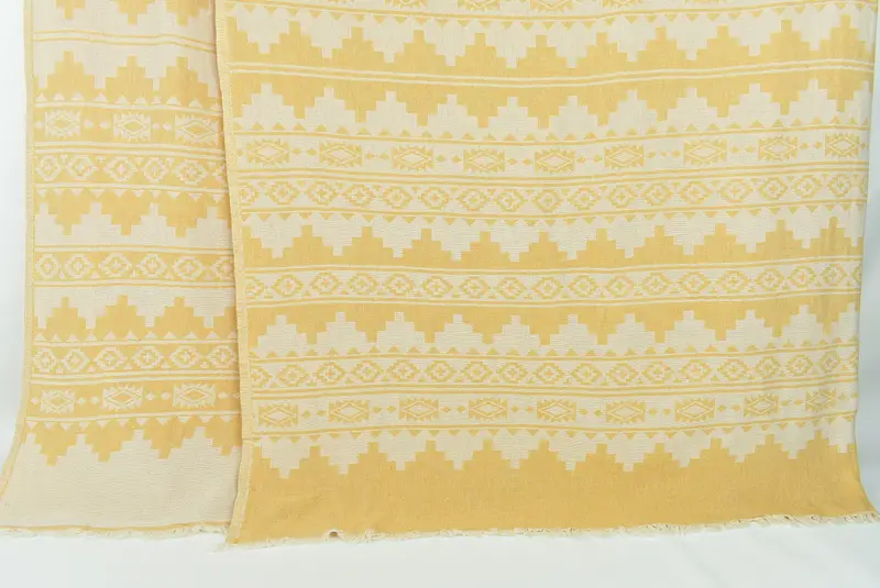 Wedding Favors, 92x80 Cotton Kilim Towel, Throw Blanket, Bachelorette Gifts, Bedspread Quenn, Custom Shower Curtain, Wedding Anniversary Gift - 1