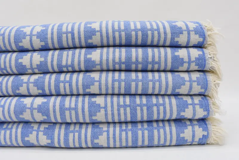 Holiday Towel, Valentines Day Gift, Lightweight Turkish towel, 70x40 Cotton Kilim Design Towel, Personalized Turkish Towel, Monogrammed Beach Towel