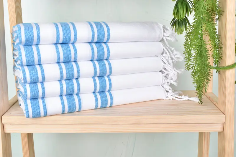 Bath towel, Anniversary Gift For Her, Hammam towel, 70x40 Cotton Striped Towel, Hammam Towel USA, Beach Theme Bachelorette Party Gifts, Beach towel - 2