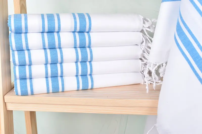 Bath towel, Anniversary Gift For Her, Hammam towel, 70x40 Cotton Striped Towel, Hammam Towel USA, Beach Theme Bachelorette Party Gifts, Beach towel - 1