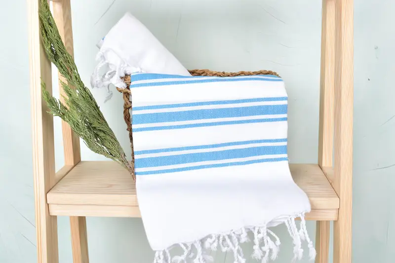 Bath towel, Anniversary Gift For Her, Hammam towel, 70x40 Cotton Striped Towel, Hammam Towel USA, Beach Theme Bachelorette Party Gifts, Beach towel - 4