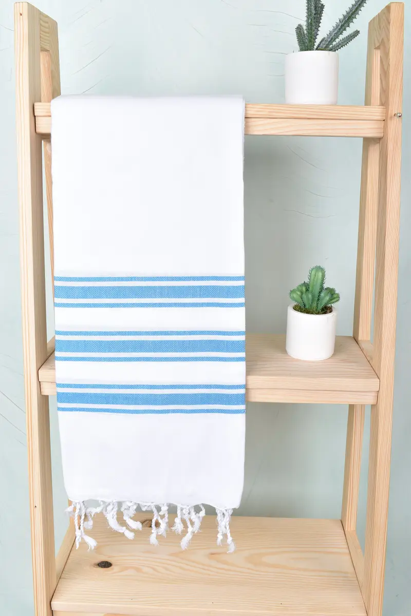 Bath towel, Anniversary Gift For Her, Hammam towel, 70x40 Cotton Striped Towel, Hammam Towel USA, Beach Theme Bachelorette Party Gifts, Beach towel - 8