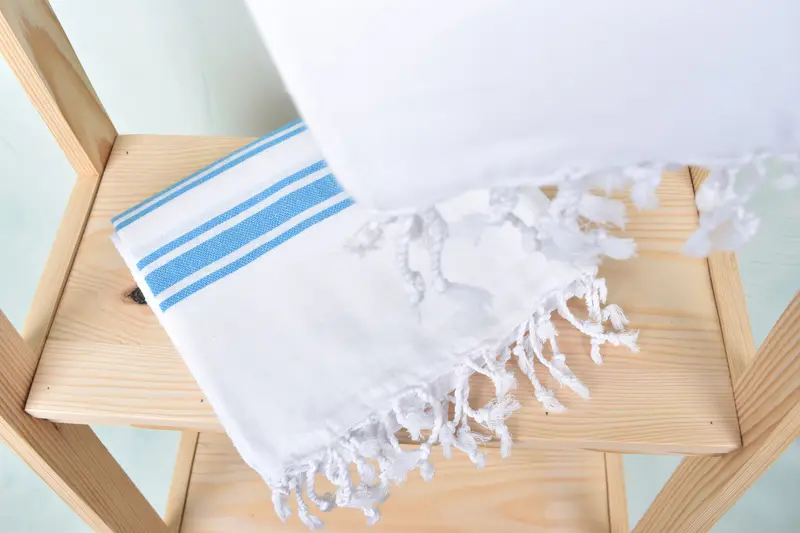 Bath towel, Anniversary Gift For Her, Hammam towel, 70x40 Cotton Striped Towel, Hammam Towel USA, Beach Theme Bachelorette Party Gifts, Beach towel - 5